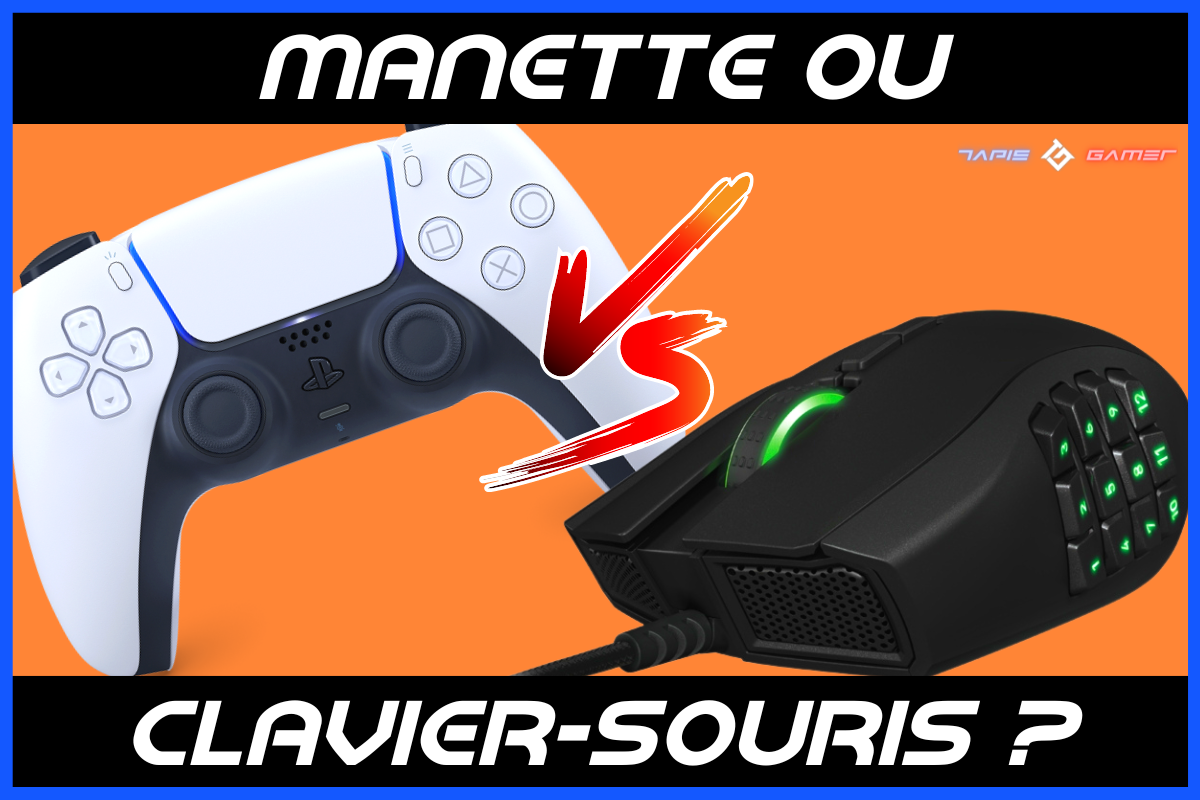 Manette ou Clavier-Souris : que choisir pour du gaming ?