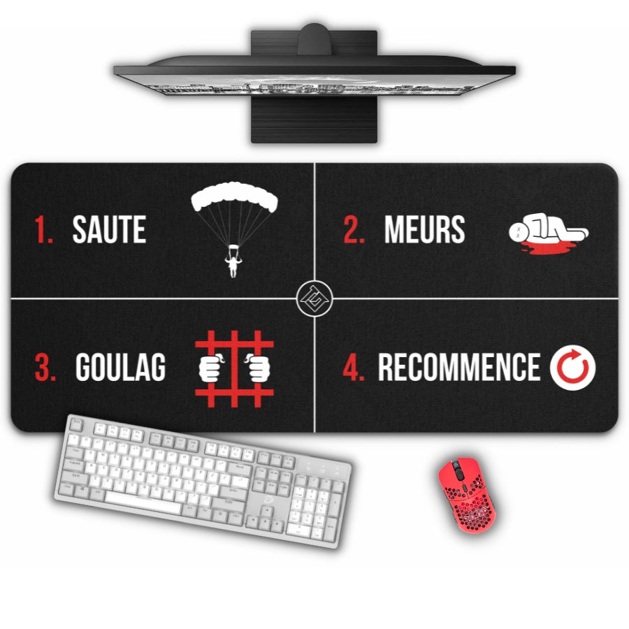 Tapis De Souris Gamer XXL Borderlands 4 - 90x40 Cm, Surface Lisse, Base Antidérapante, Bords Coussus