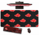 deskmat bureau motif nuage rouge