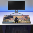 grand tapis de bureau soldat japon