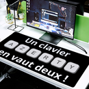 Grand Tapis de Souris Azerty