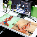 Grand Tapis de Souris Blonde Sexy