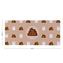 Grand Tapis de Souris Caca Drôle et Mignon