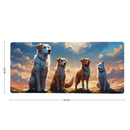 grand tapis de souris chien