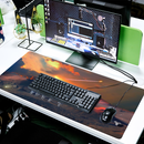 grand tapis de souris cratère lune