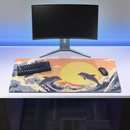 grand tapis de souris dauphin japon