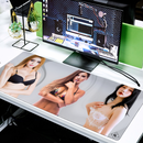 Grand Tapis de Souris Femmes Seins Sexy