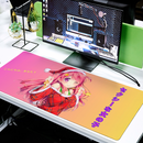 Grand Tapis de Souris Fille Mignonne Japonaise