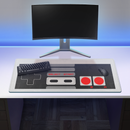 grand tapis de souris gamer manette retro gaming