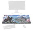 grand tapis de souris gaming guerrier japon