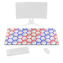 grand tapis de souris hexagone