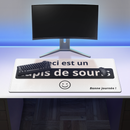 grand tapis de souris humour blague pas drole