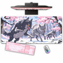 grand tapis de souris loup