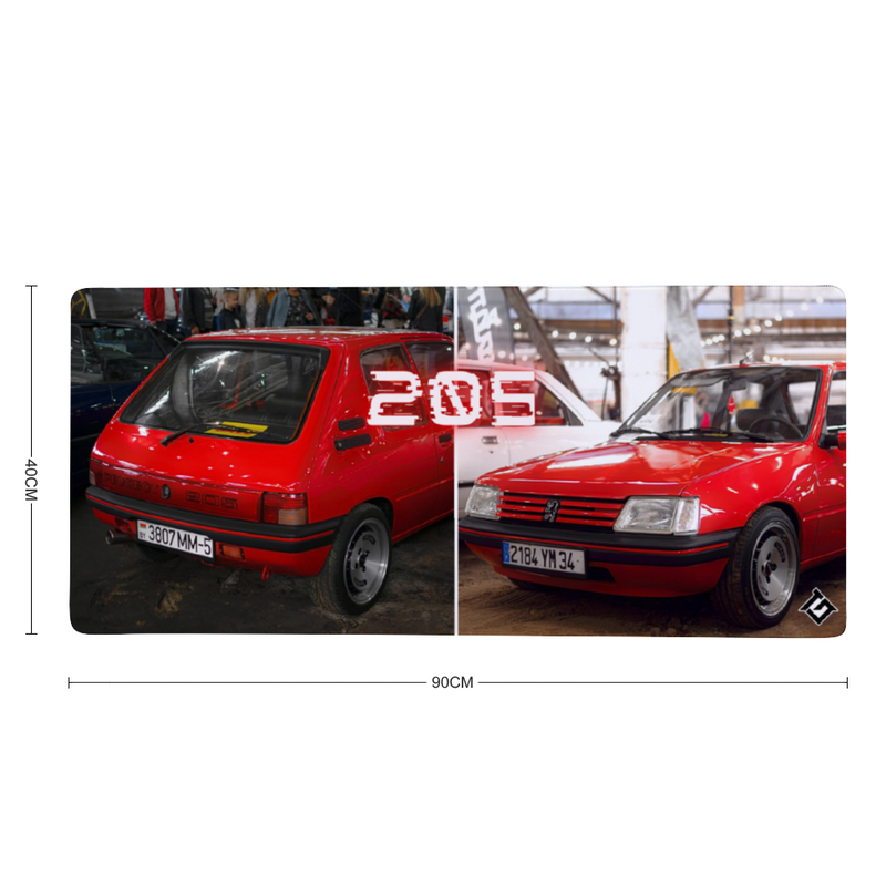 Grand Tapis de Souris Peugeot 205