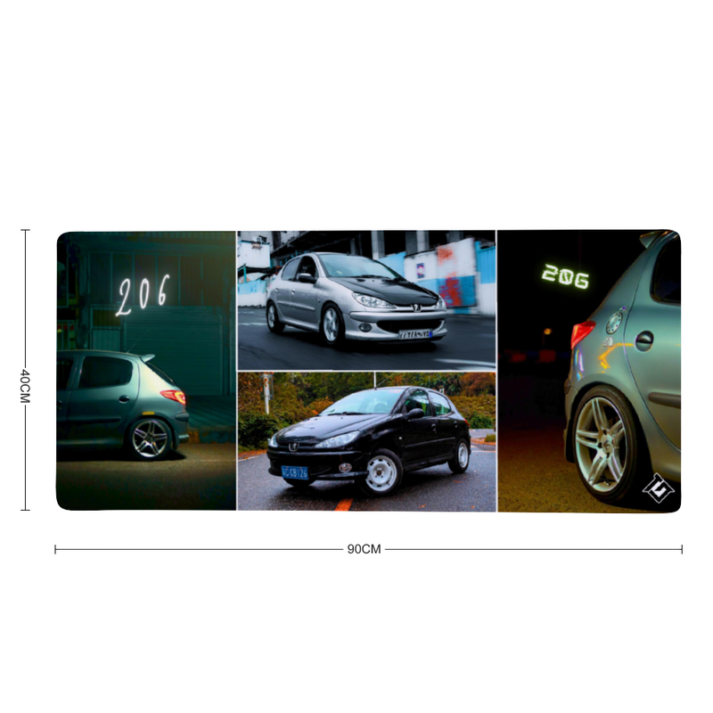 Grand Tapis de Souris Peugeot 206