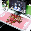 Grand Tapis de Souris Serpent Japonais