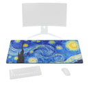 grand tapis de souris van gogh