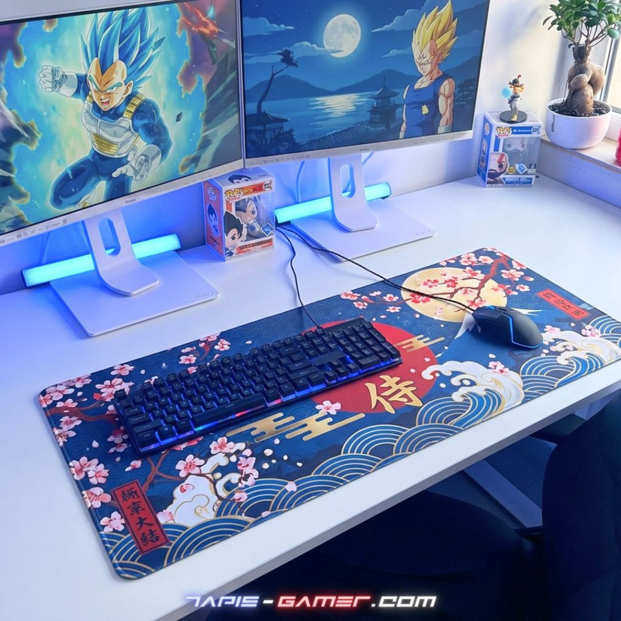 setup gaming avec tapis de souris