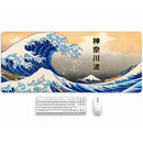sous mains hokusai japon