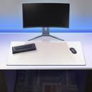 tapis de bureau blanc