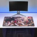 tapis de bureau chat samourai