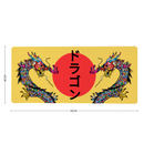 tapis de bureau dragon japonais