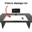 tapis de bureau personnalisé 90 x 40 cm