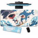 tapis de bureau requin