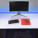 tapis de bureau rouge