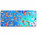 tapis de bureau xxl carpe koi poisson