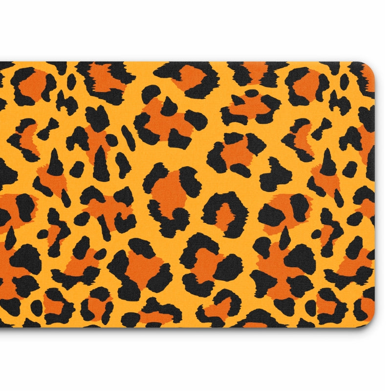 tapis de bureau xxl léopard