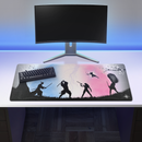 tapis de clavier guerriers japonais