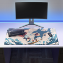 tapis de souris motif attaque de requin