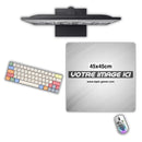 tapis de souris personnalisé carré 45x45cm