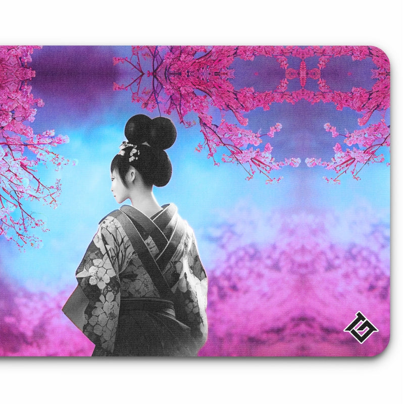 Tapis de souris 900x400 mm Sakura Flower Design Grand Pad de souris rose  allongé Sakura jeu