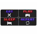 Tapis de Souris Gamer Eat Play Sleep Repeat