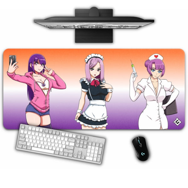 tapis de souris gamer oppai