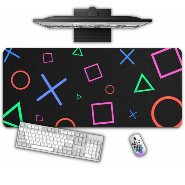 Tapis de souris Gamer Damier NOIR GRIS design XXL Grand format