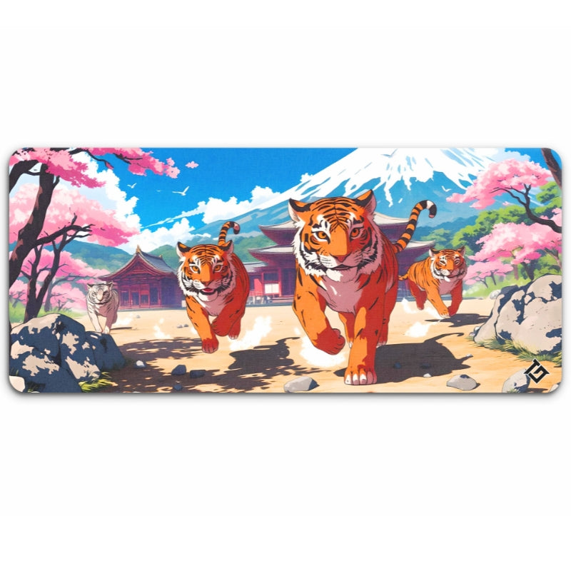 tapis de souris gamer tigre japonais