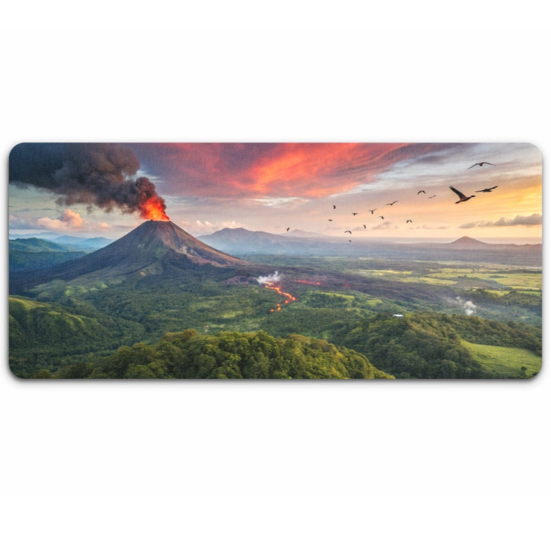 tapis de souris gaming volcan