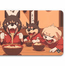 tapis de souris géant chien méchant japonais