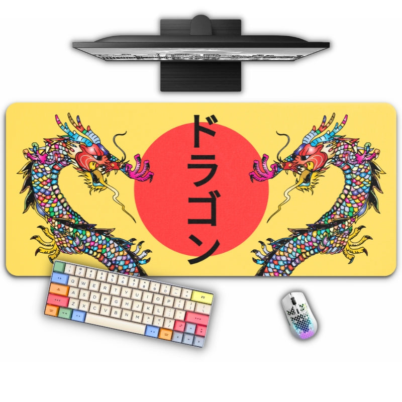 tapis de souris geant dragon japonais