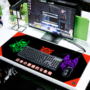 Tapis de Souris Grand Format Emblème Masque Japonais