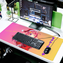 Tapis de Souris Grand Format Fille Japonaise Mignonne