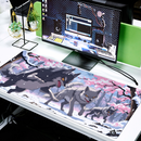 tapis de souris grand format loup