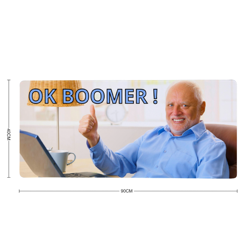 Tapis de Souris Grand Format Ok Boomer