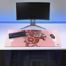 tapis de souris grand format serpent japonais