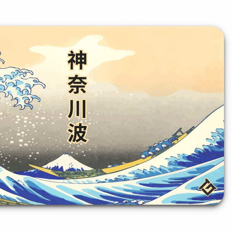 Tapis Souris Mer Vagues Japonaises Noires Blanches Grand - Temu France