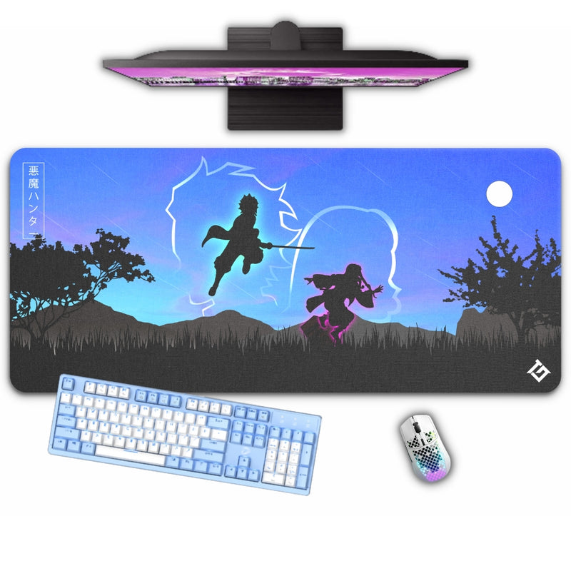 Tapis De Souris Demon Slayer Kimetsu No Yaiba Xxl, Grand Tapis Kawaii,  Accessoires De Bureau Pour Jeu - Tapis De Souris