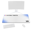 tapis de souris personnalisé blanc esport